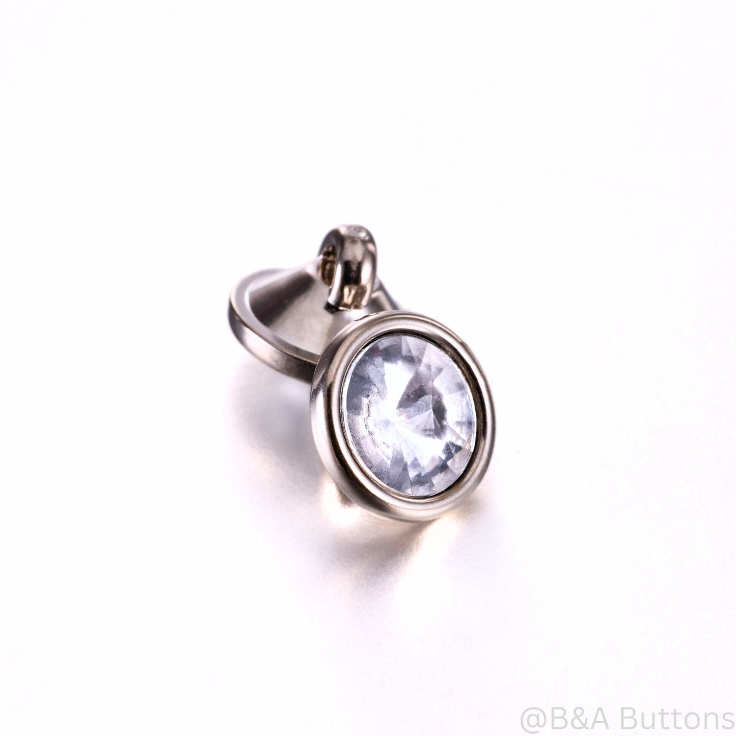 Bright Sliver Eye Shank Buttons