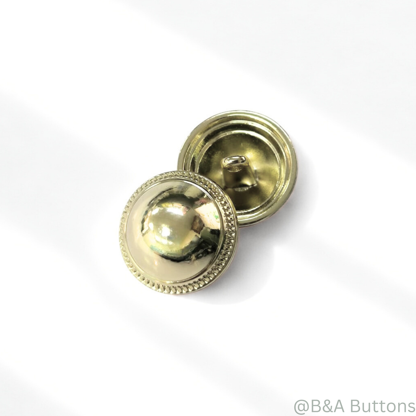 Classic Dome Metal Button – 10pcs/bag