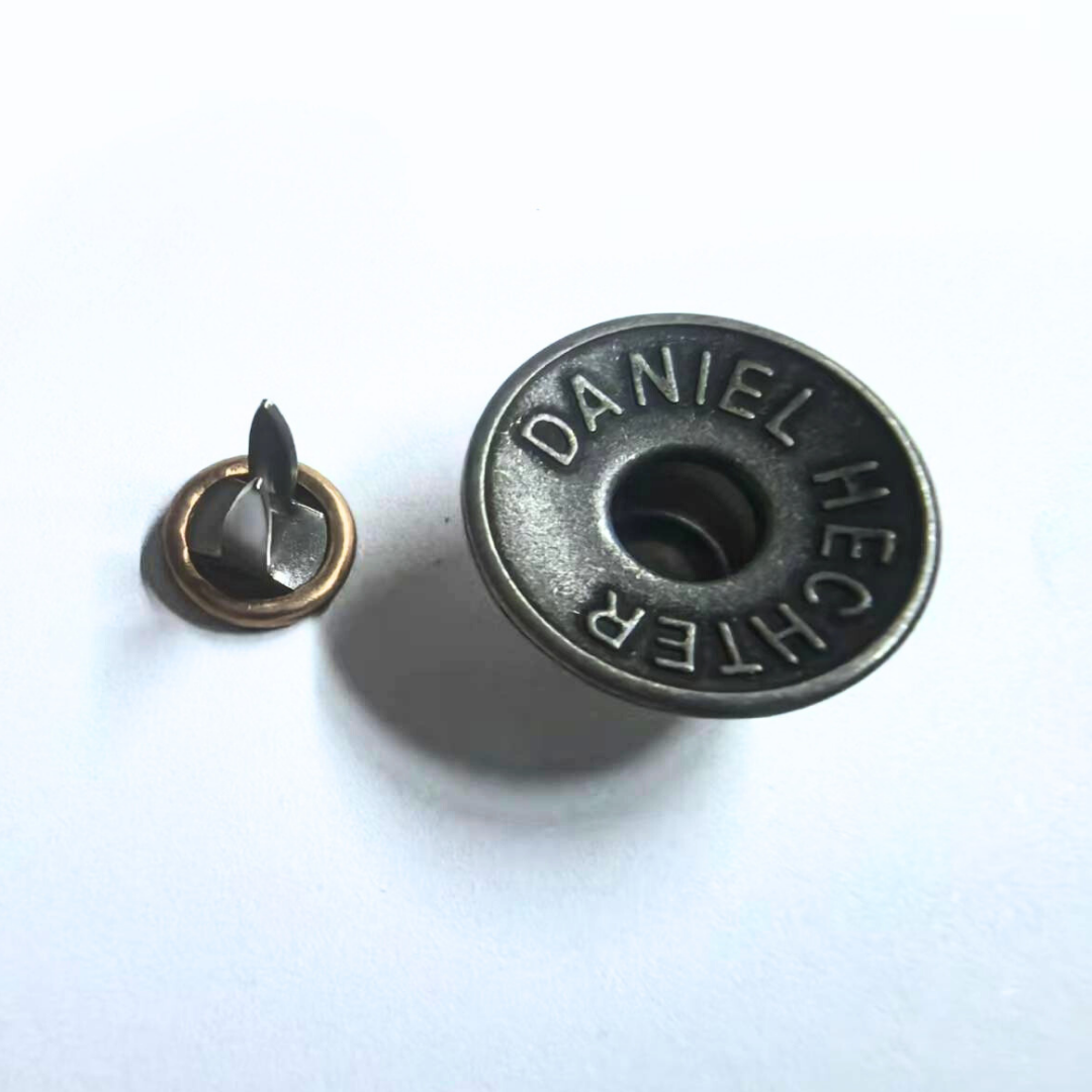 Open Top Concave Jeans Buttons (20 set/bag)