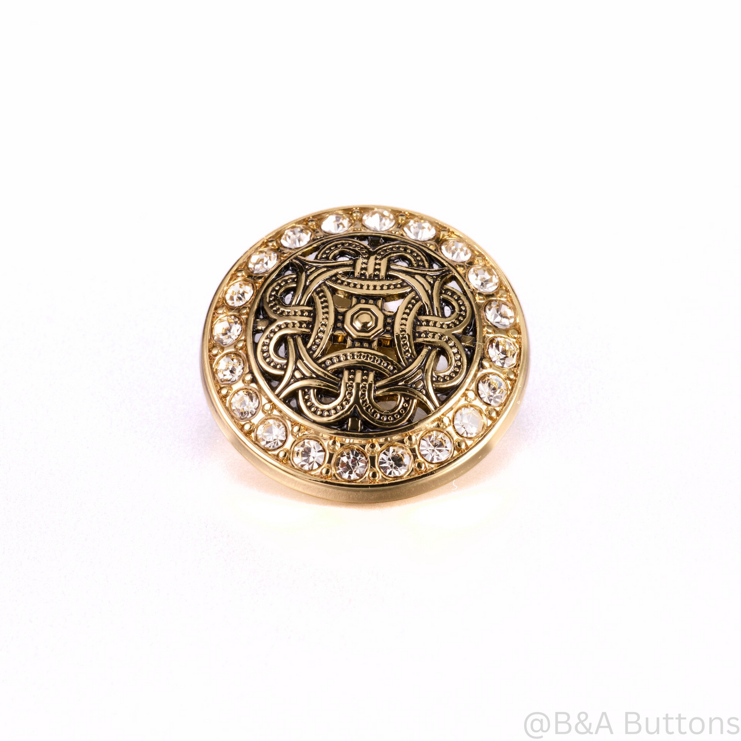 Radiant Rhinestone Button Buttons