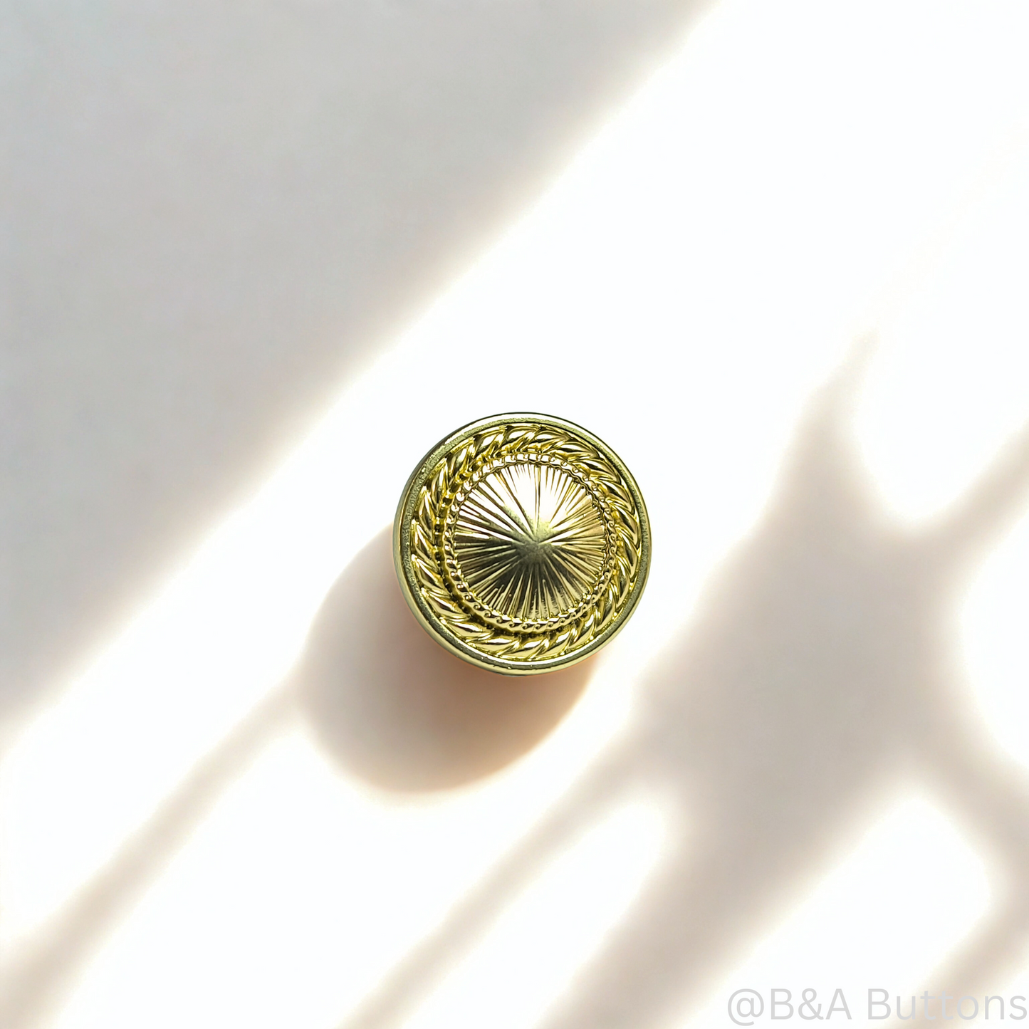 Sunburst Shank Button (10pcs/bag)