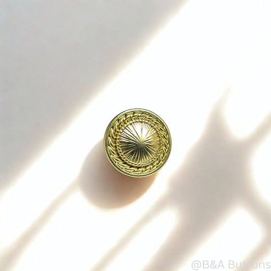 Sunburst Shank Button (10pcs/bag)