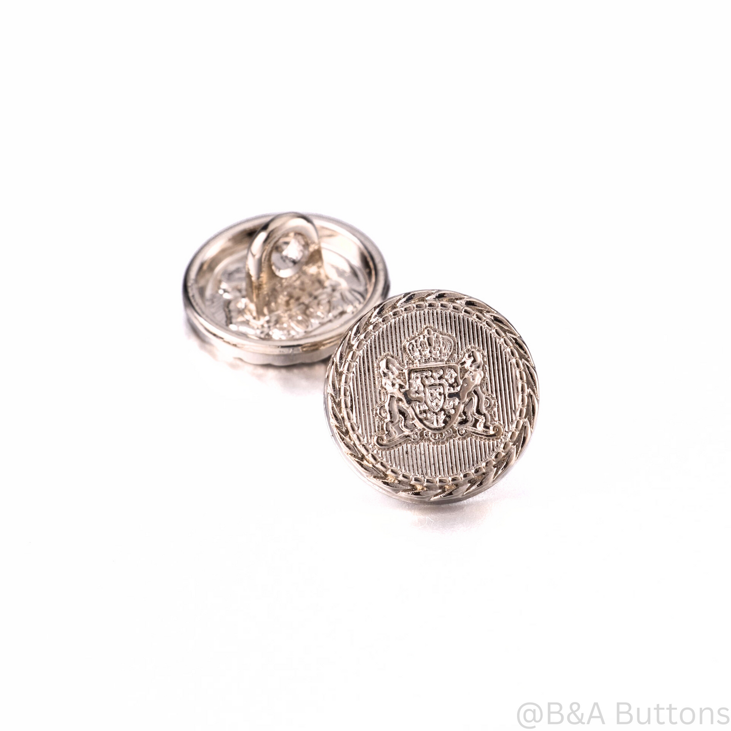 Mini Regal Crest Emblem Buttons