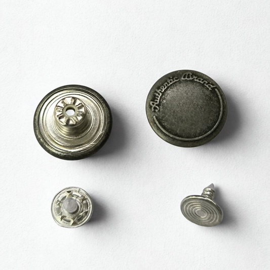 Flat Top Jeans Buttons (20 set/bag)