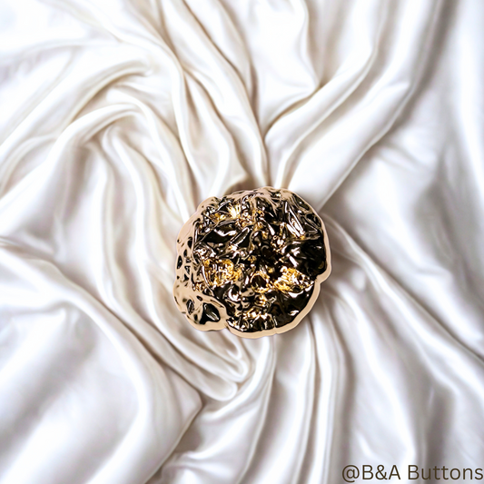 Molten Gold Shank Button (10pcs/bag)