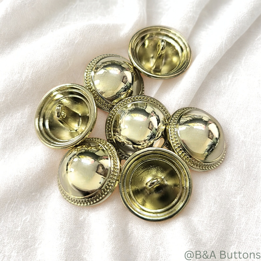 Classic Dome Metal Button – 10pcs/bag