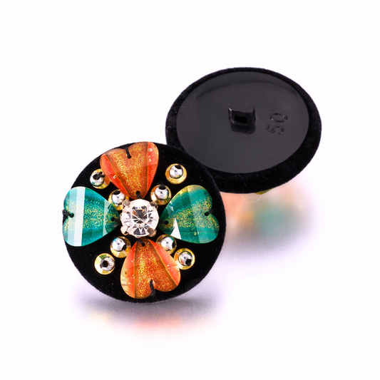 Tropical Bloom Radiance Shank Buttons (10pcs/bag)