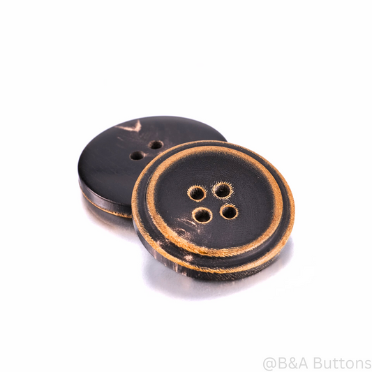 Eclipse Real Horn Buttons