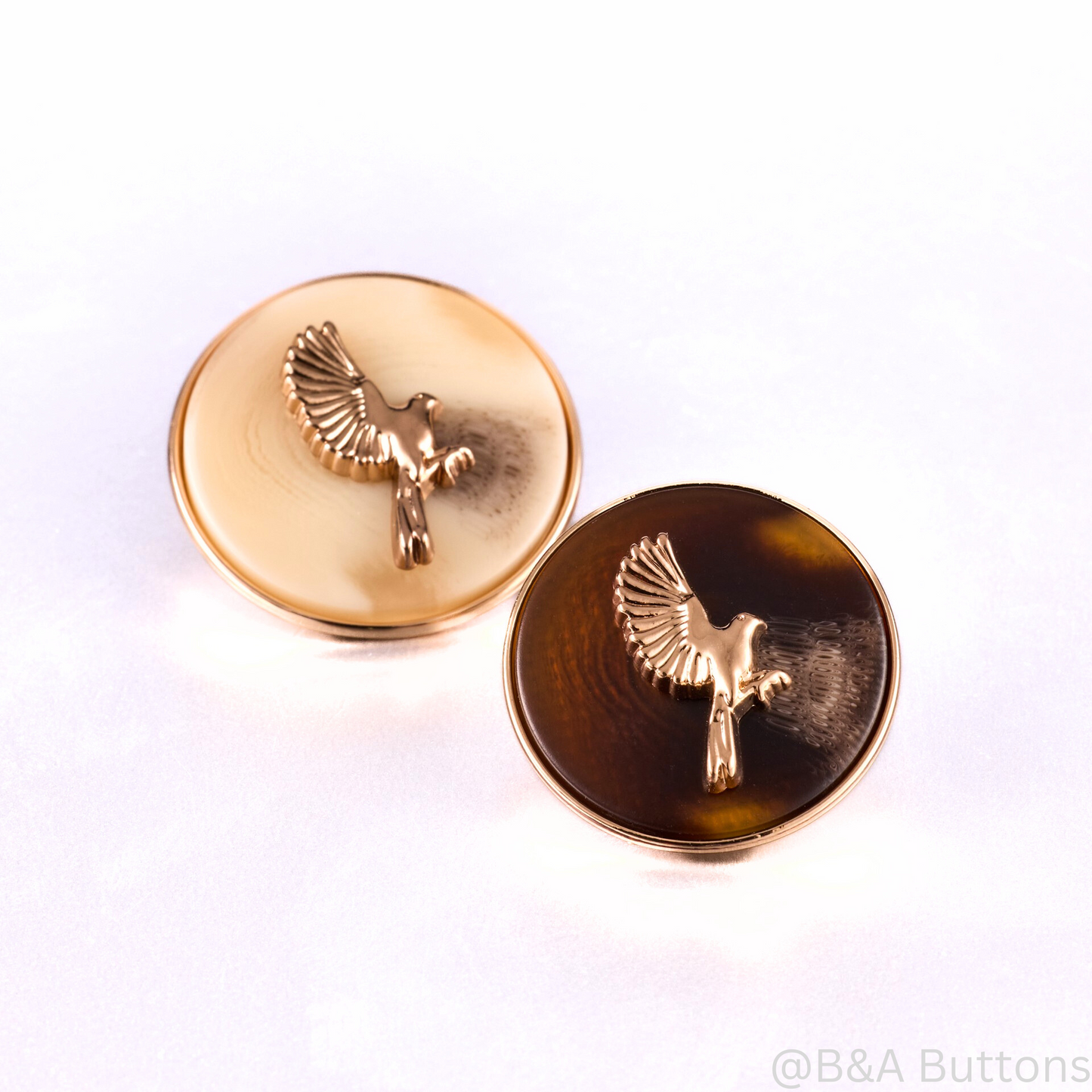 Eagle Emblem Button(Cream)