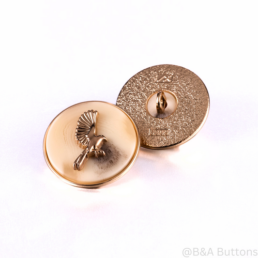 Eagle Emblem Button(Cream)