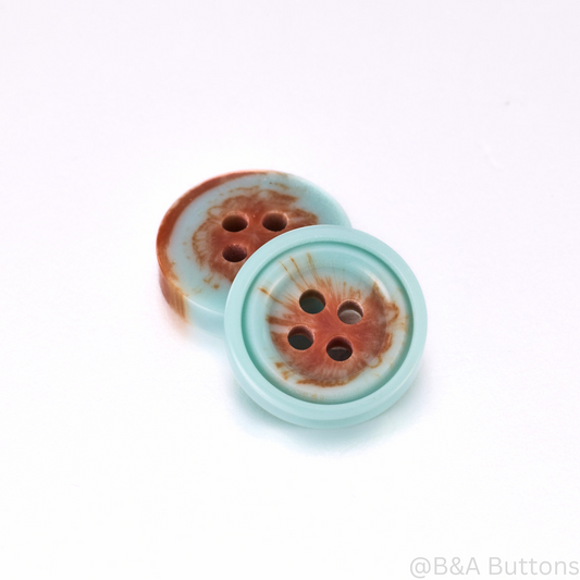 AquaBloom Polyester Button - 10pcs/bag