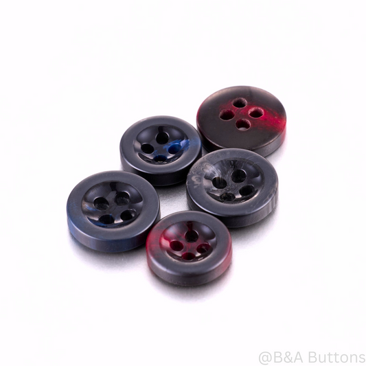 Mini Mystique Resin Button