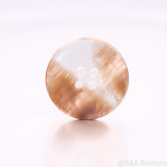 Silk Swirl Transparent Resin Button