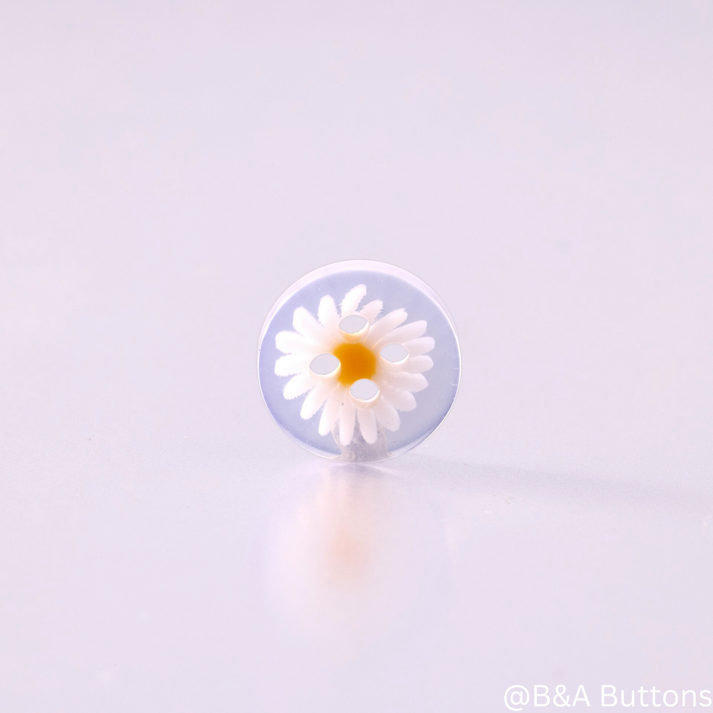 Daisy Blossom Resin Button