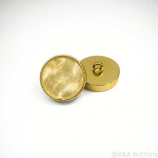 Golden Aura Shank Button