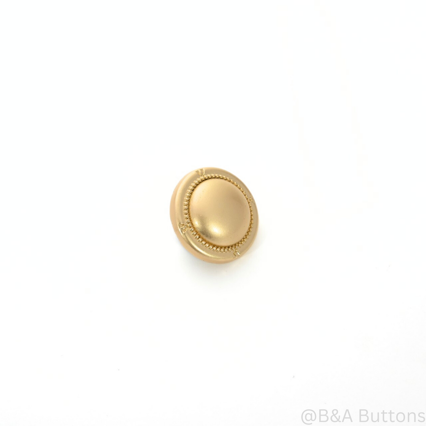 Matt Royal Gold Shank Button
