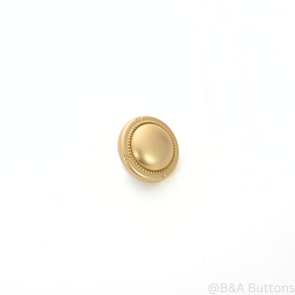 Matt Royal Gold Shank Button