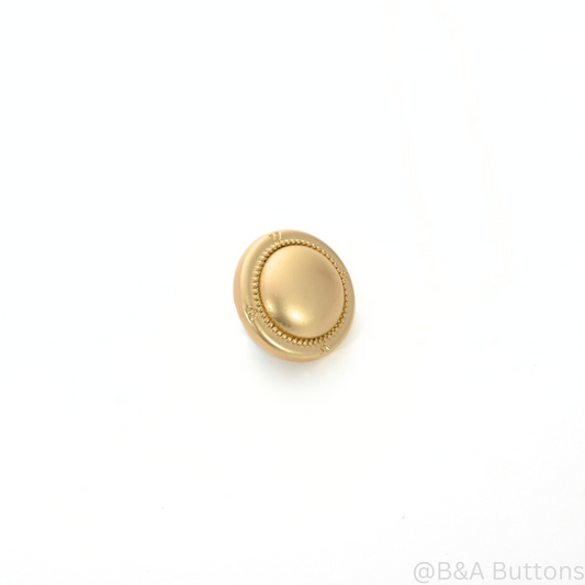Matt Royal Gold Shank Button