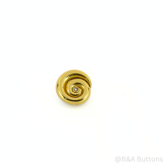 Mini Spiral Metal Shank Button (10pcs/bag)