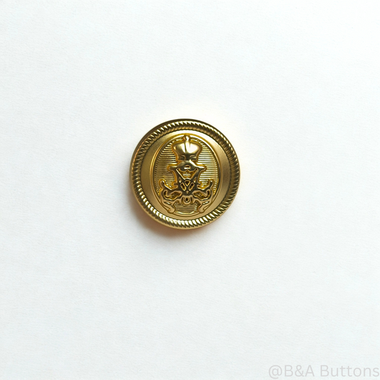 Imperial Crest Shank Button  (10pcs/bag)