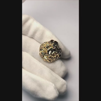 Molten Gold Shank Button (10pcs/bag)