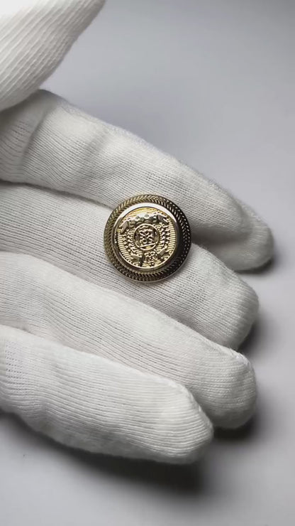 Heritage Crest Shank Button – 10pcs/bag